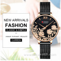 CURREN 9065 Hot Sale Fashion Women's Quartz Watches Chinese Brand Leather Small Dial Fancy Wrist Watch Luxury Relogio Masculino